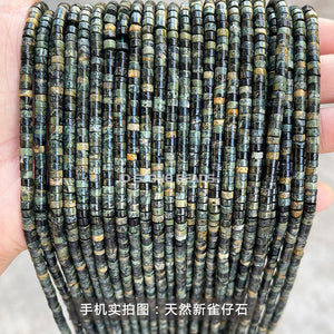 2 * 4mm Jade Crystal right angle wafer scattered beads diy ornament accessories bracelet beaded spacer semi-finished products wholesale