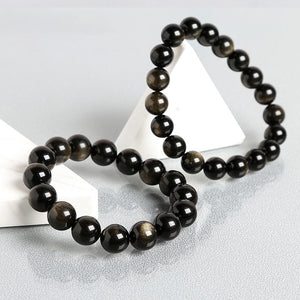 Obsidian Bracelet for Men - Simple and Elegant