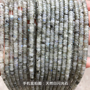 2 * 4mm Jade Crystal right angle wafer scattered beads diy ornament accessories bracelet beaded spacer semi-finished products wholesale