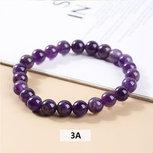 7A natural Brazil Iced amethyst bracelet female