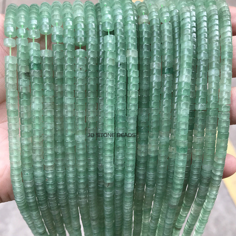 2 * 4mm Jade Crystal right angle wafer scattered beads diy ornament accessories bracelet beaded spacer semi-finished products wholesale