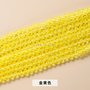 4mm imitation Austrian Czech crystal tipped bead diamond micro glass bead scattered beads diy ornament accessories beads factory direct supply