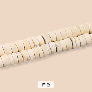 5/8mm coconut shell spacer beads loose beads White Brown diy ornament accessories bracelet spacer beads wholesale