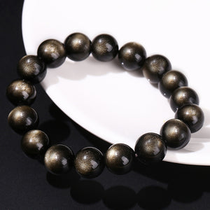 Obsidian Bracelet for Men - Simple and Elegant